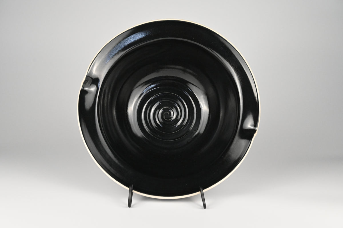 Black and White Serving Bowl - Eclipse Collection