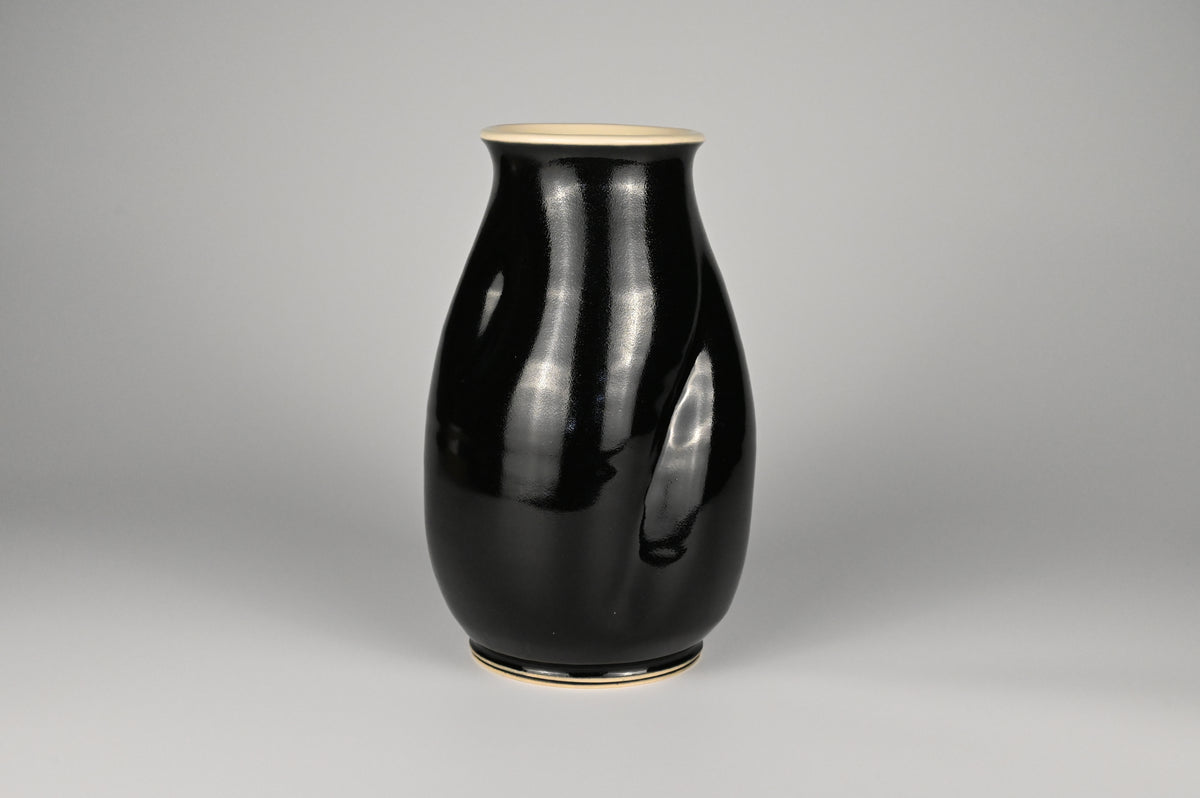 Black and White Large Vase - Eclipse Collection