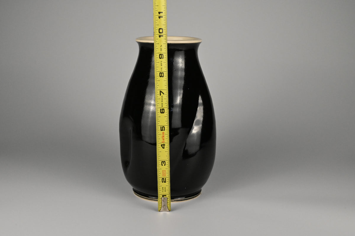 Black and White Large Vase - Eclipse Collection