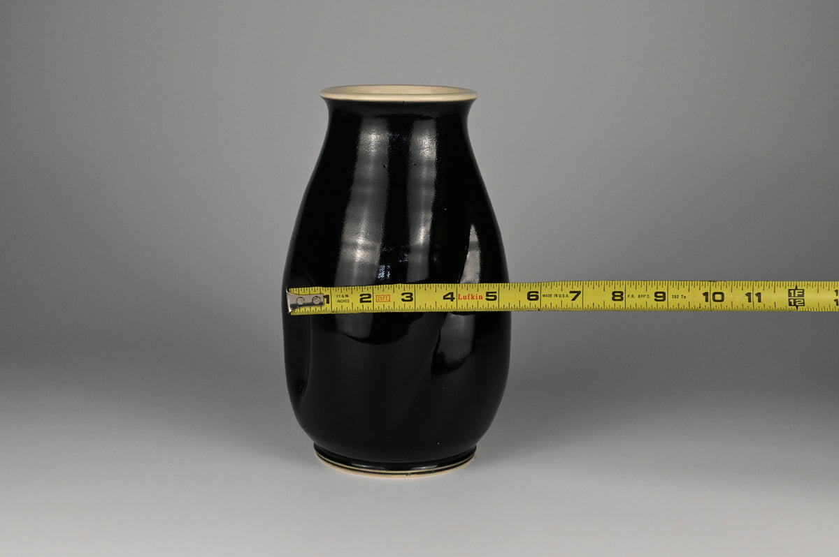 Black and White Large Vase - Eclipse Collection