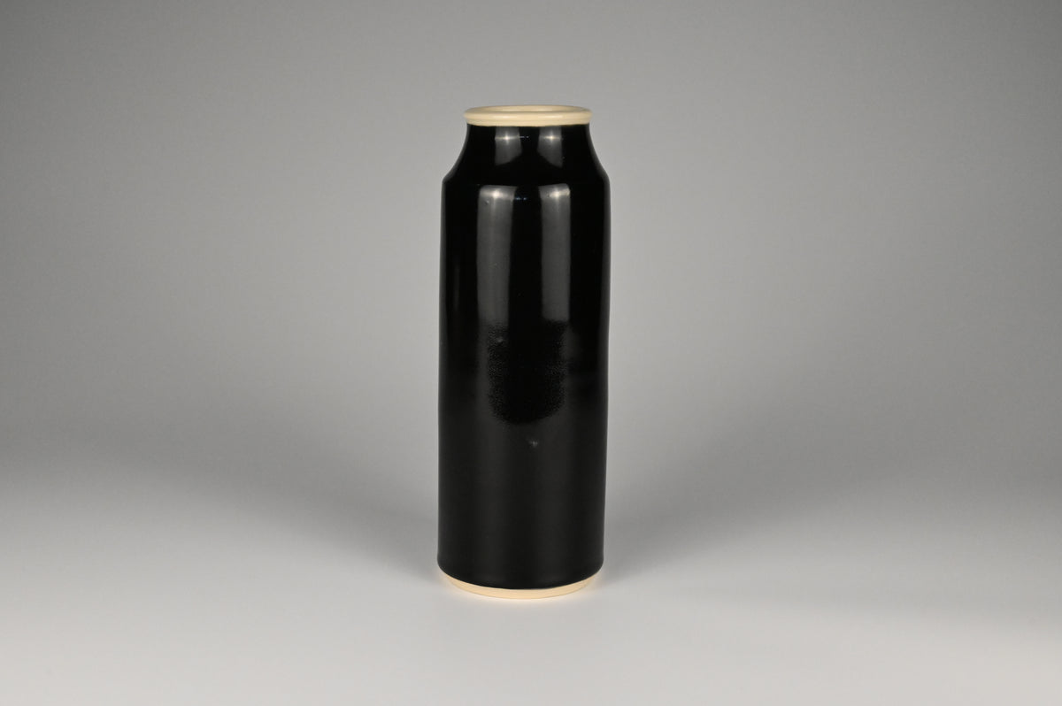 Black and White Large Vase - Eclipse Collection