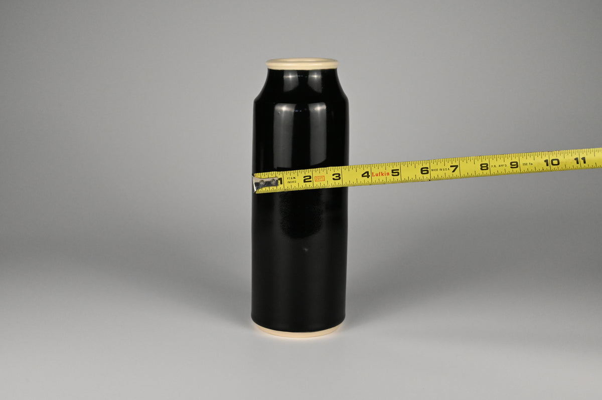 Black and White Large Vase - Eclipse Collection