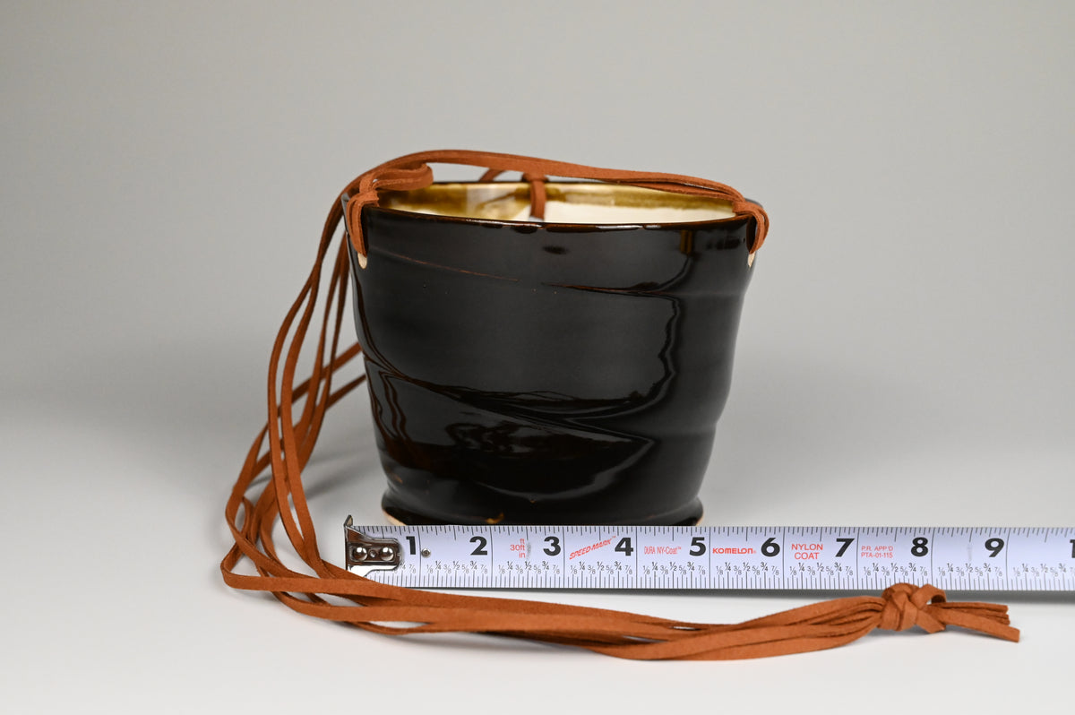 Hanging Planter - Temmoku Collection