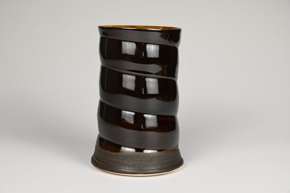 Vase / Utensil Holder - Temmoku Collection