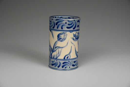 Iced Coffee Cup - Painted Cobalt Collection