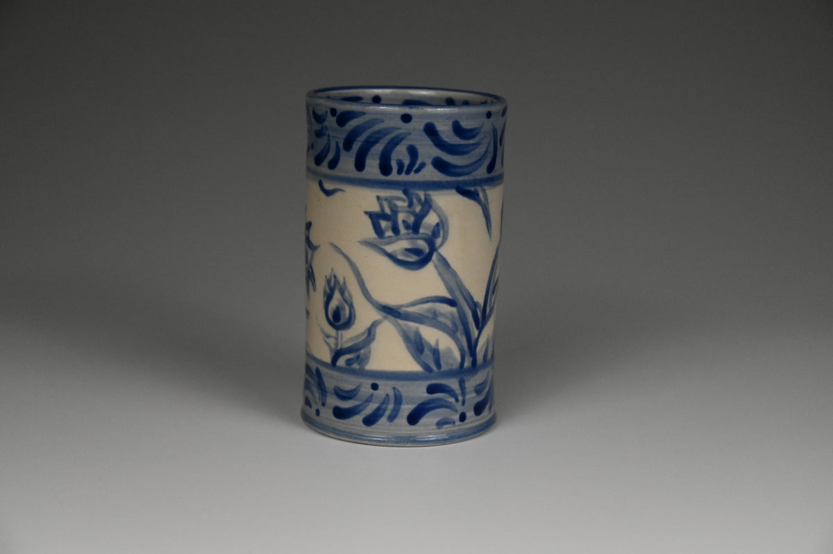 Iced Coffee Cup - Painted Cobalt Collection
