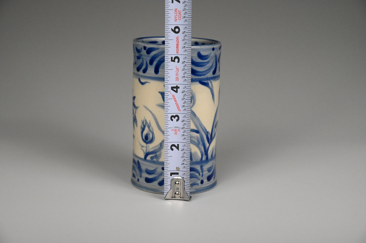 Iced Coffee Cup - Painted Cobalt Collection