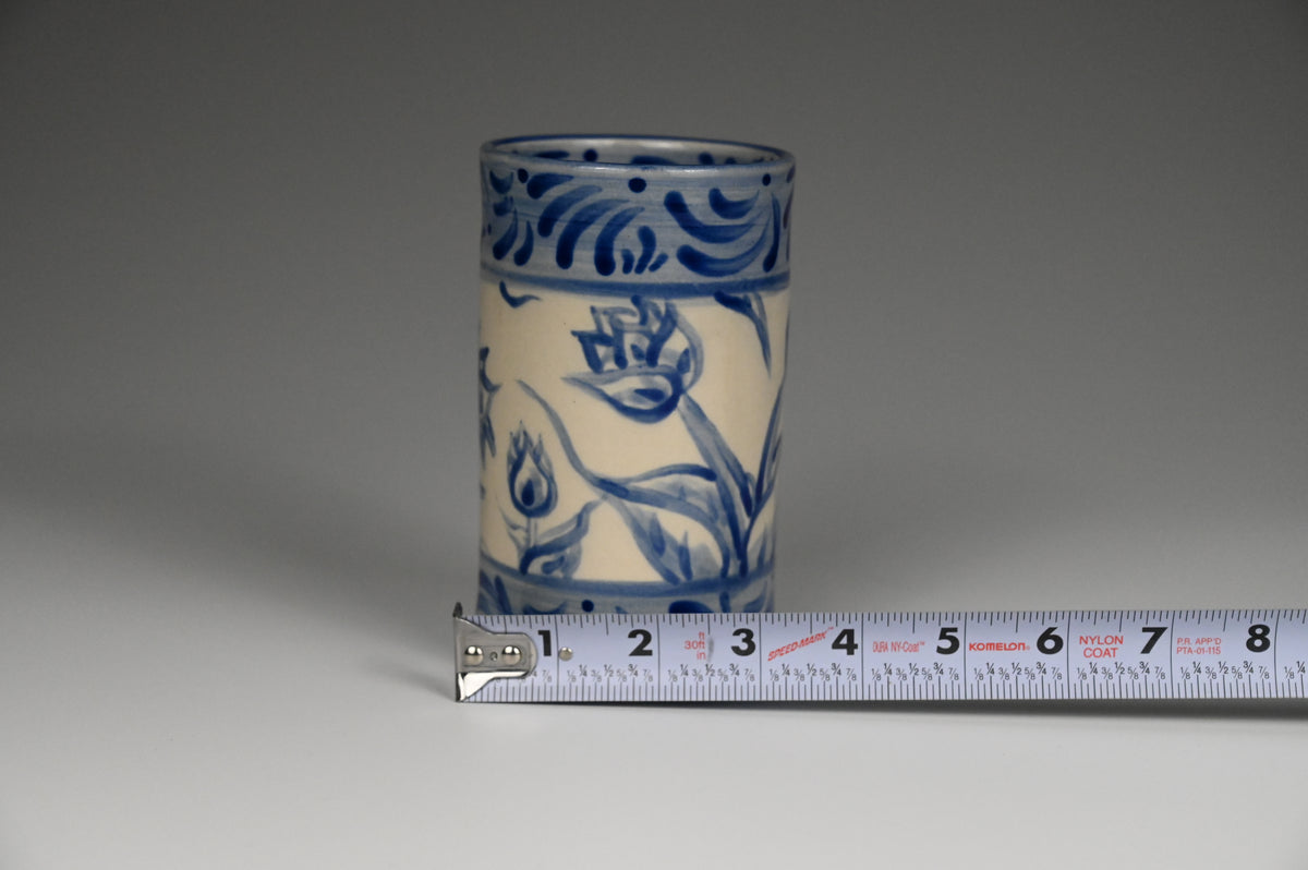 Iced Coffee Cup - Painted Cobalt Collection