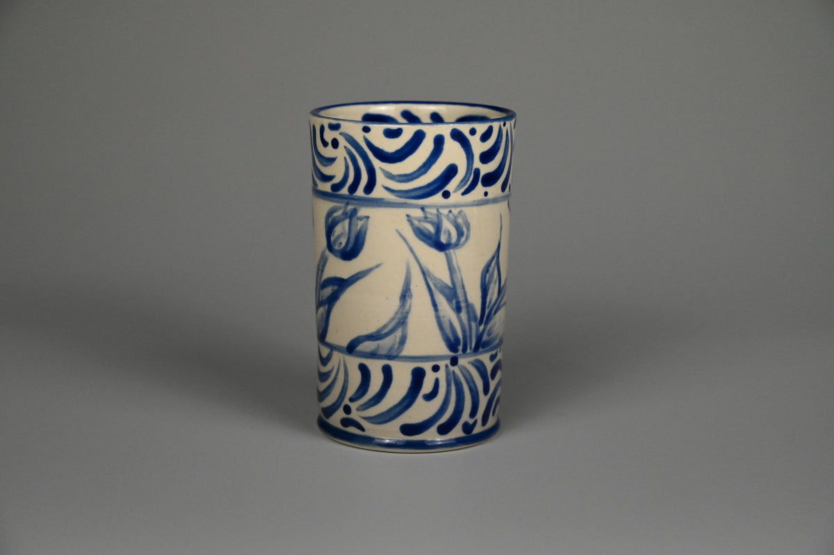 Iced Coffee Cup - Painted Cobalt Collection