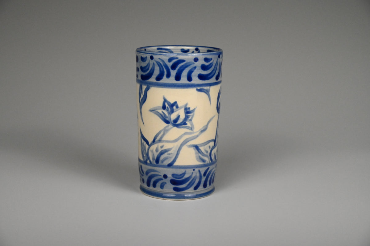 Iced Coffee Cup - Painted Cobalt Collection