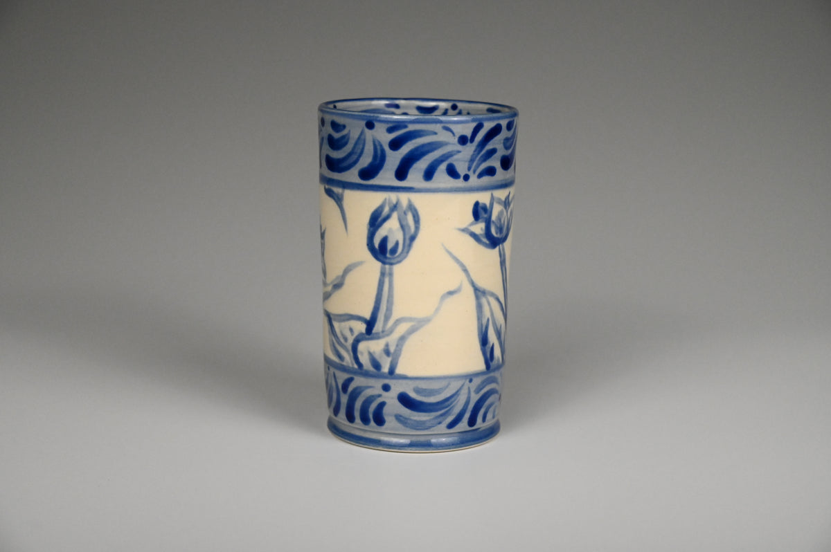 Iced Coffee Cup - Painted Cobalt Collection