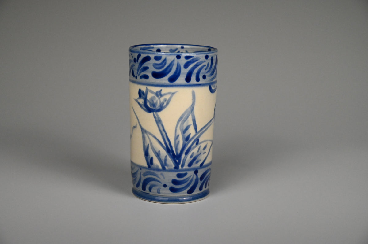 Iced Coffee Cup - Painted Cobalt Collection