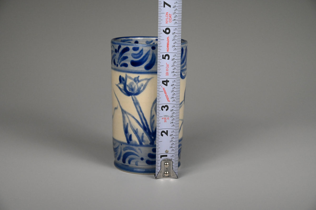 Iced Coffee Cup - Painted Cobalt Collection