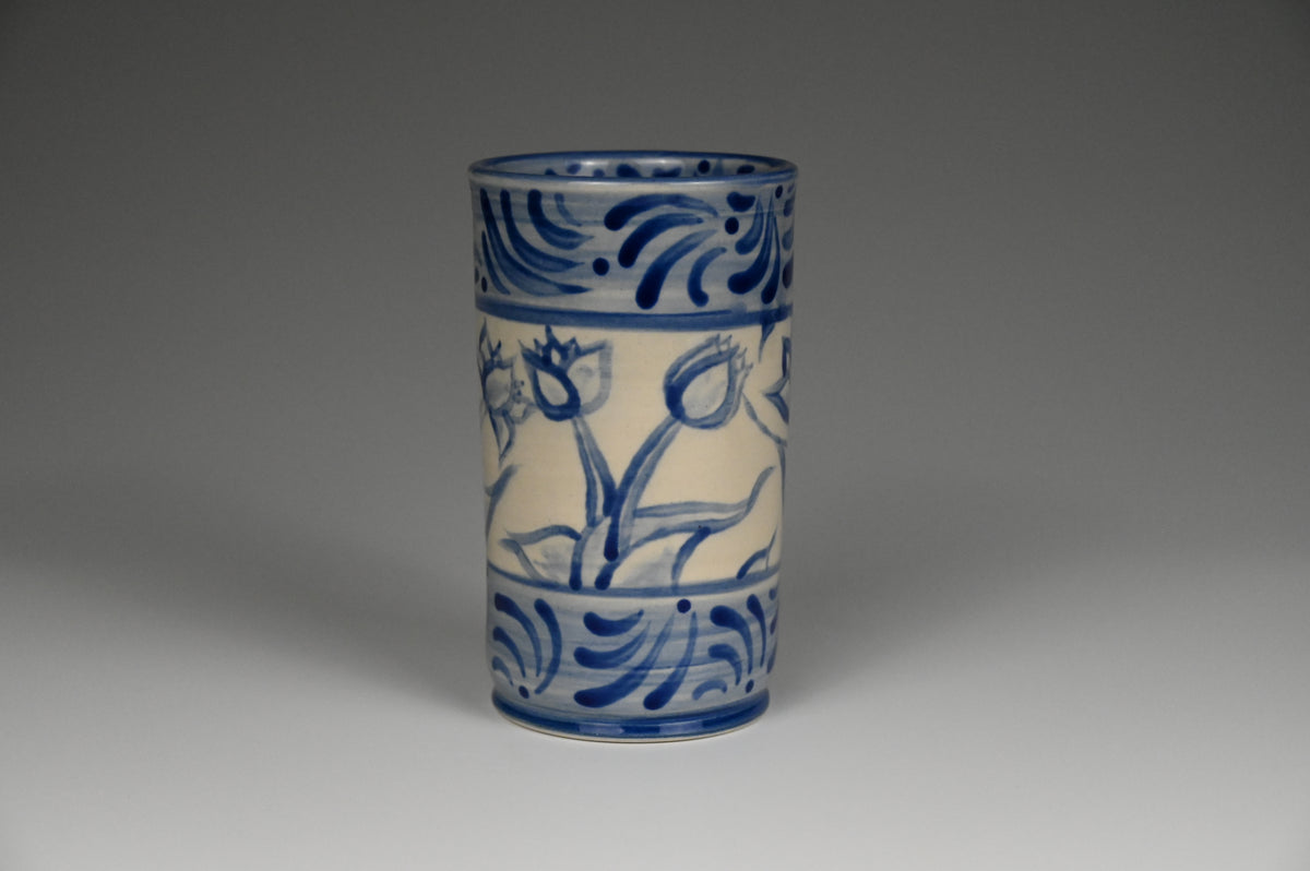 Iced Coffee Cup - Painted Cobalt Collection