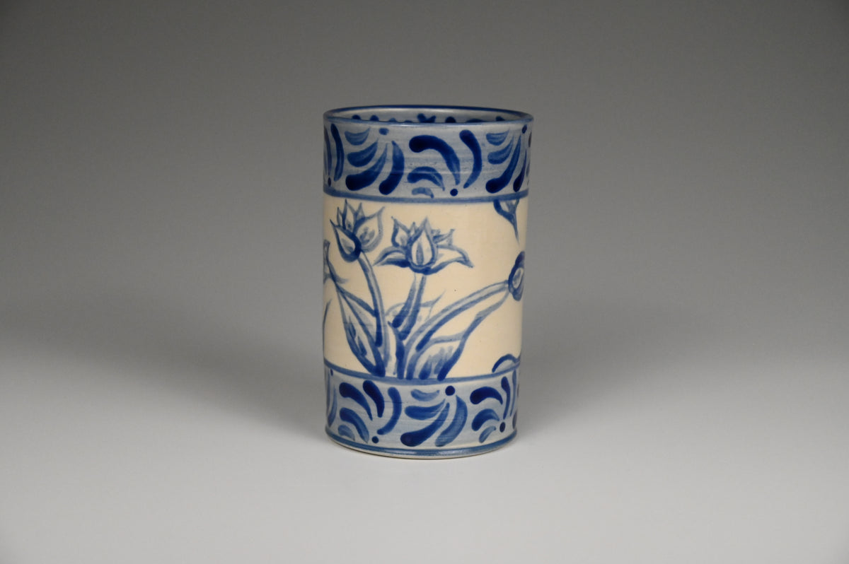 Iced Coffee Cup - Painted Cobalt Collection