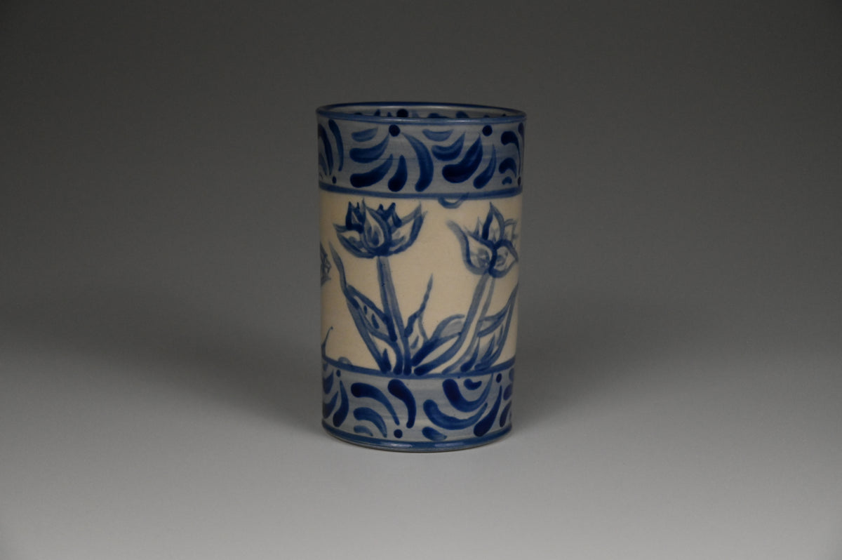 Iced Coffee Cup - Painted Cobalt Collection