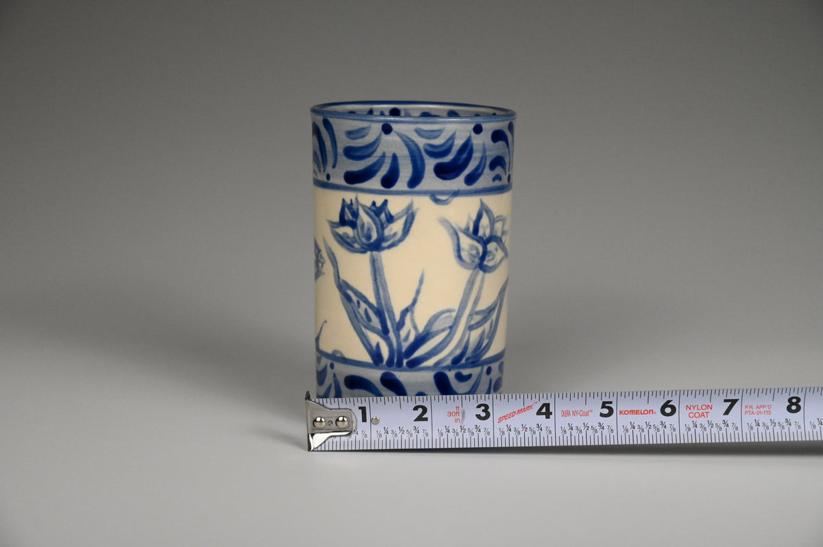 Iced Coffee Cup - Painted Cobalt Collection