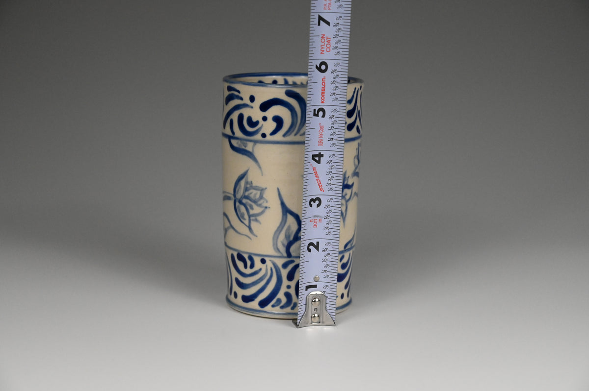 Iced Coffee Cup - Painted Cobalt Collection