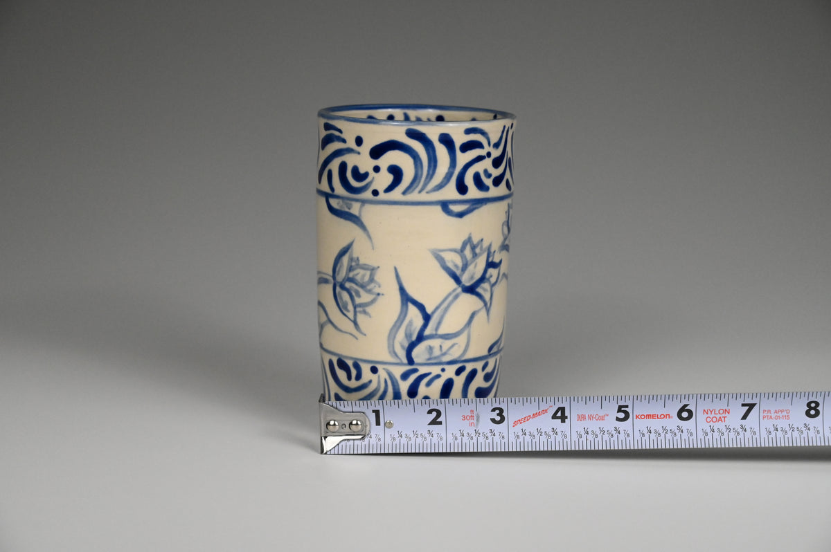 Iced Coffee Cup - Painted Cobalt Collection