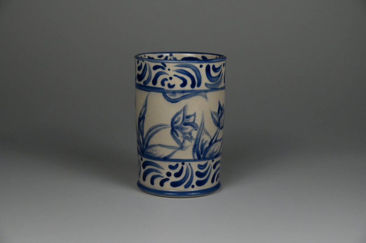 Iced Coffee Cup - Painted Cobalt Collection