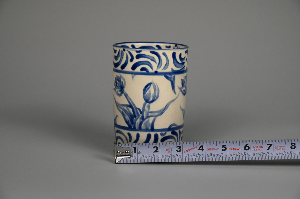 Iced Coffee Cup - Painted Cobalt Collection
