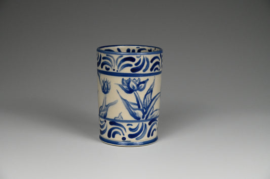 Iced Coffee Cup - Painted Cobalt Collection
