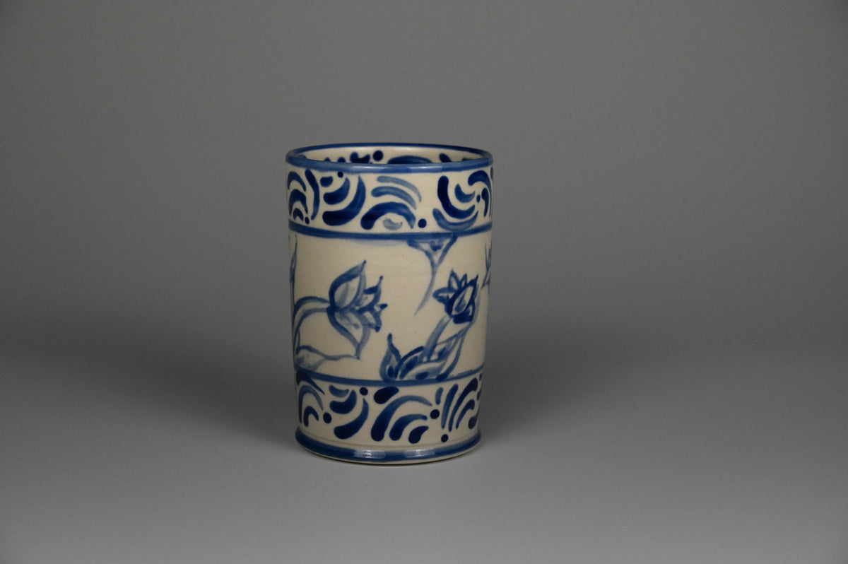 Iced Coffee Cup - Painted Cobalt Collection