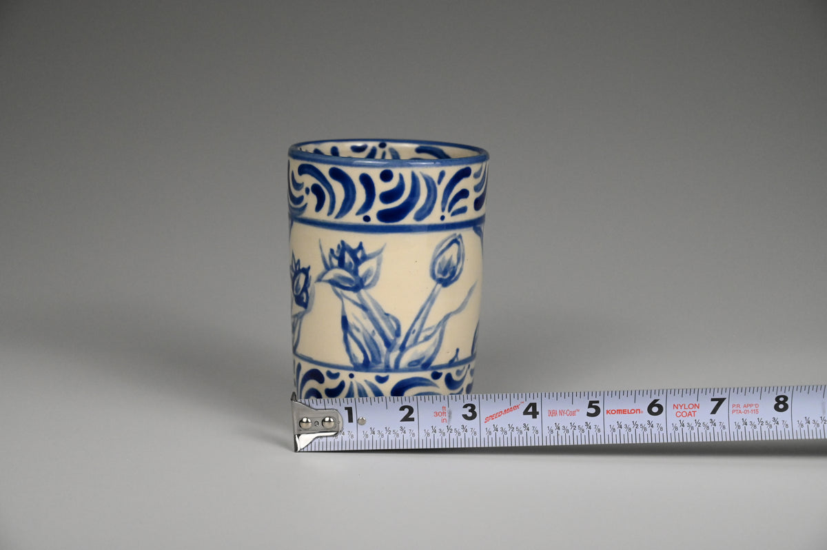 Iced Coffee Cup - Painted Cobalt Collection