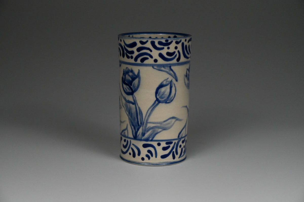 Iced Coffee Cup - Painted Cobalt Collection