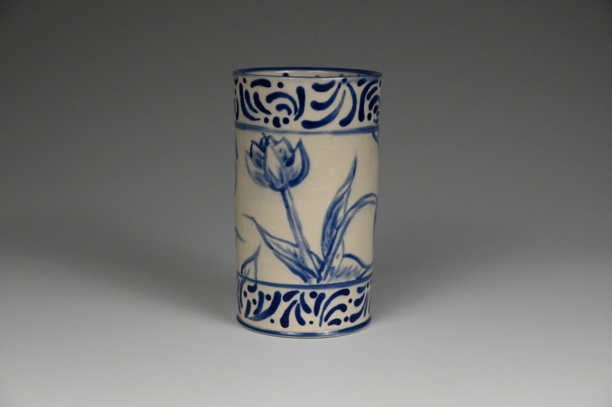 Iced Coffee Cup - Painted Cobalt Collection