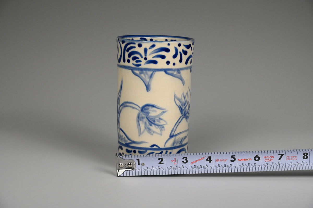 Iced Coffee Cup - Painted Cobalt Collection