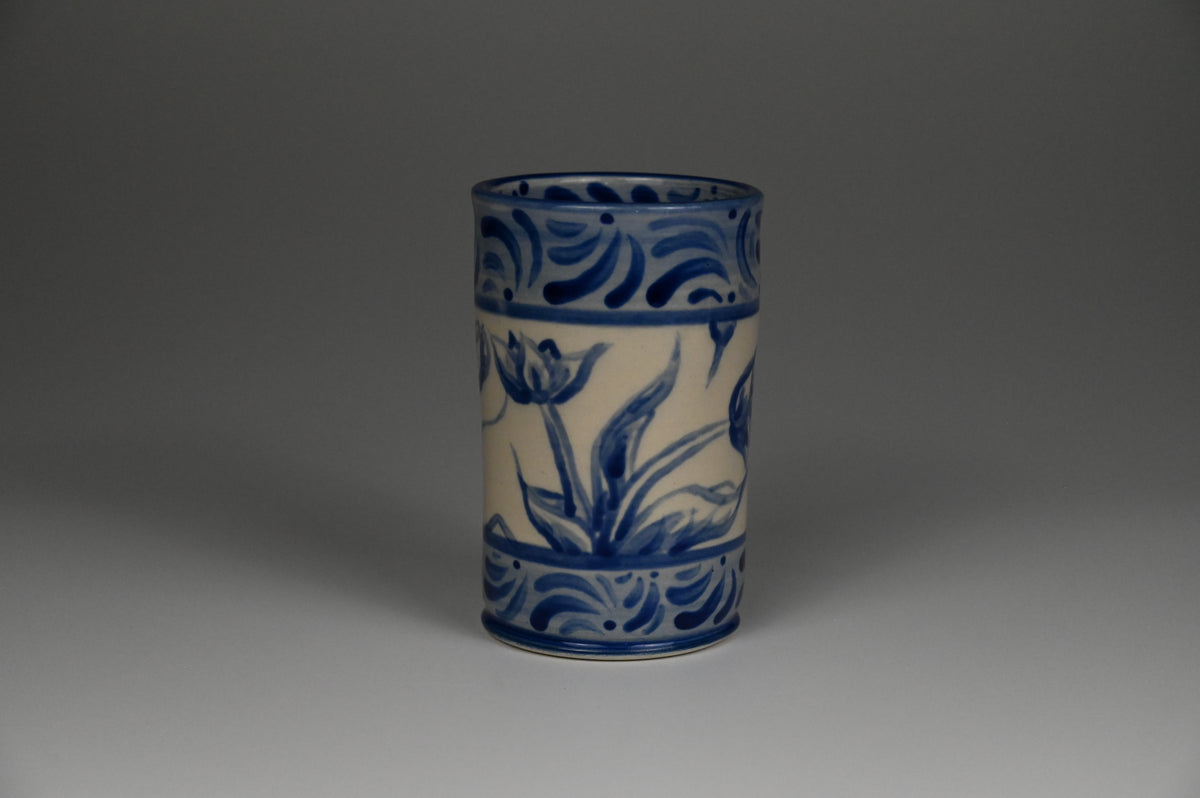 Iced Coffee Cup - Painted Cobalt Collection