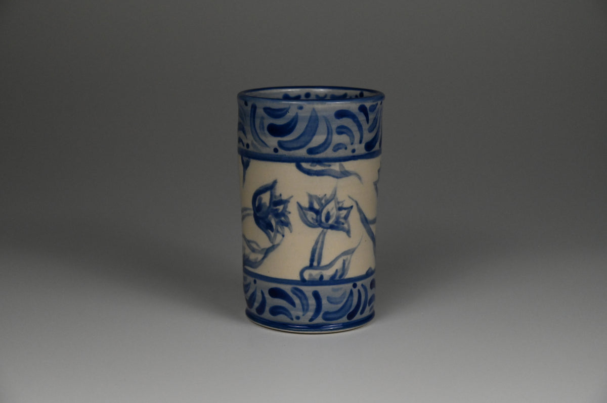Iced Coffee Cup - Painted Cobalt Collection