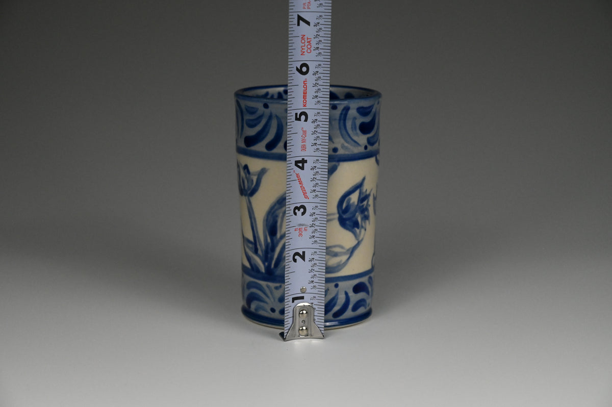 Iced Coffee Cup - Painted Cobalt Collection