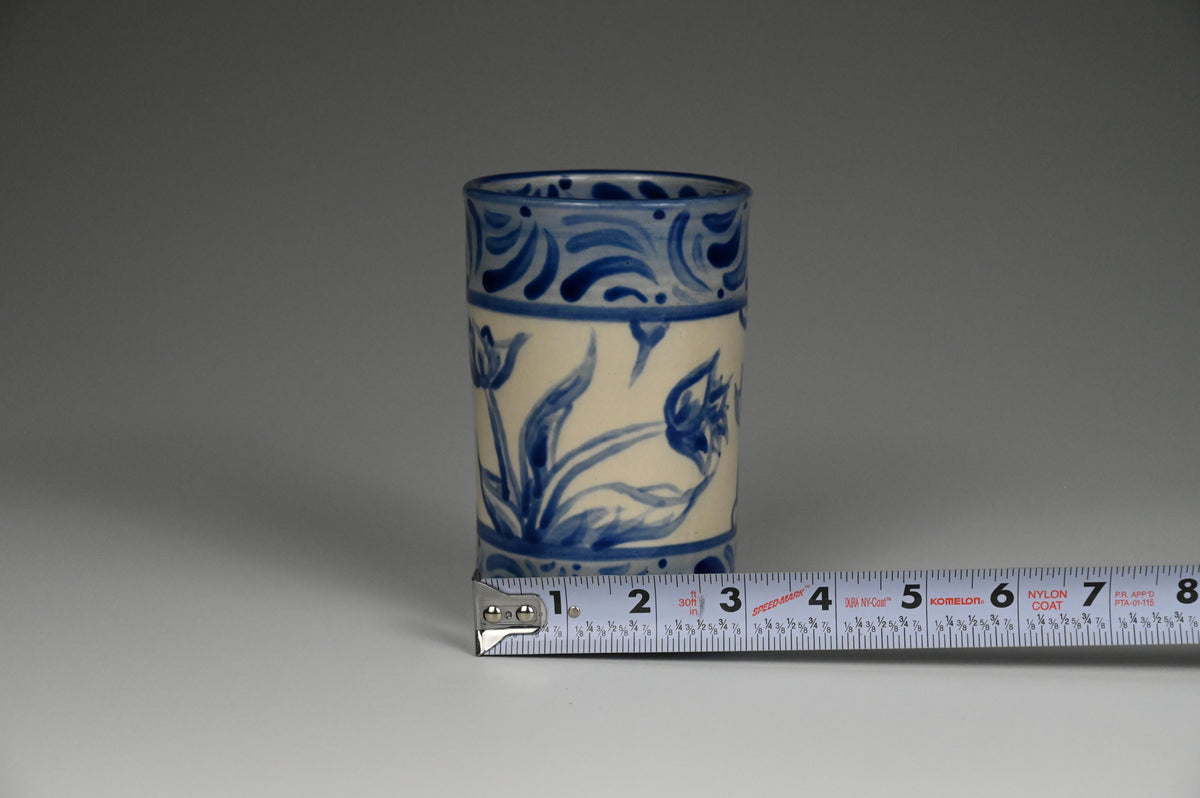 Iced Coffee Cup - Painted Cobalt Collection