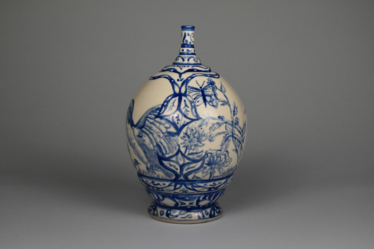 Special Edition Hummingbird Vase - Painted Cobalt Collection