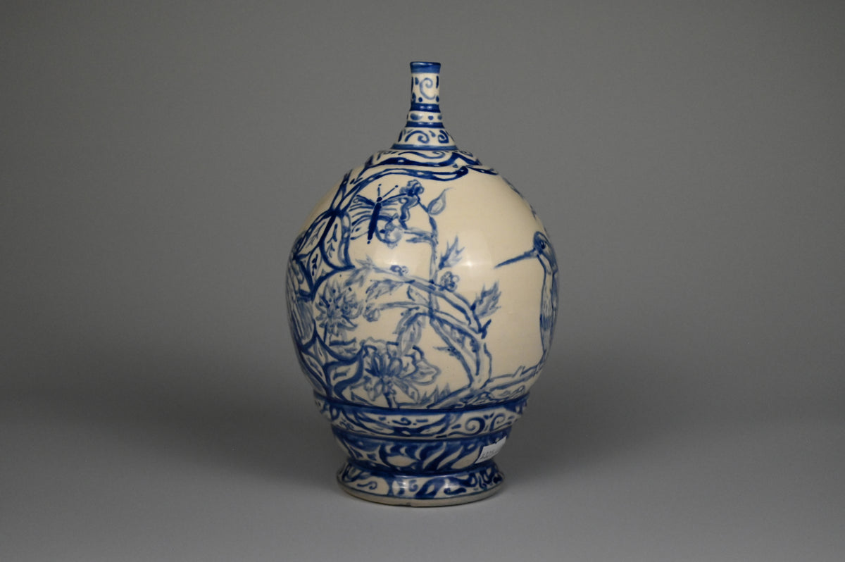 Special Edition Hummingbird Vase - Painted Cobalt Collection