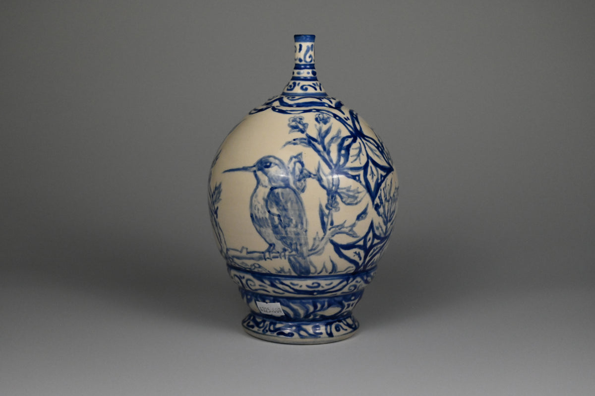 Special Edition Hummingbird Vase - Painted Cobalt Collection