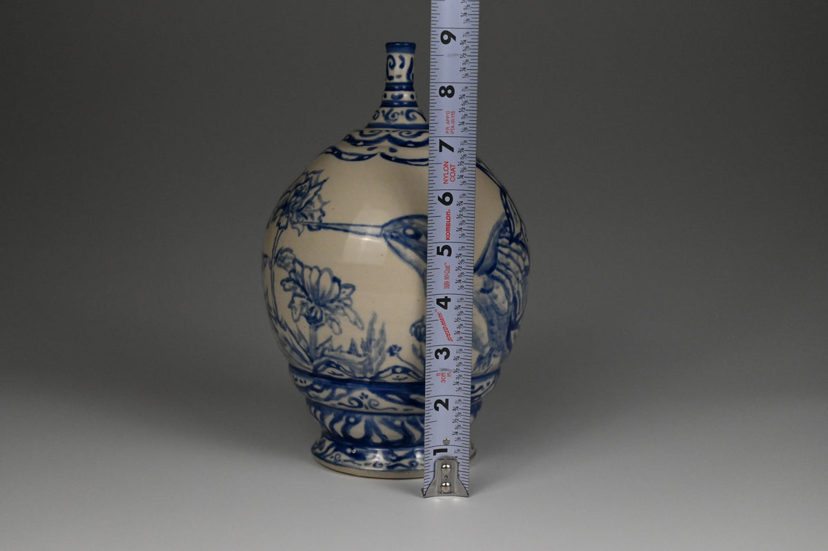 Special Edition Hummingbird Vase - Painted Cobalt Collection