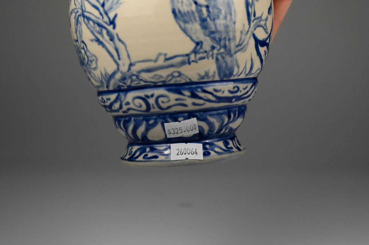 Special Edition Hummingbird Vase - Painted Cobalt Collection