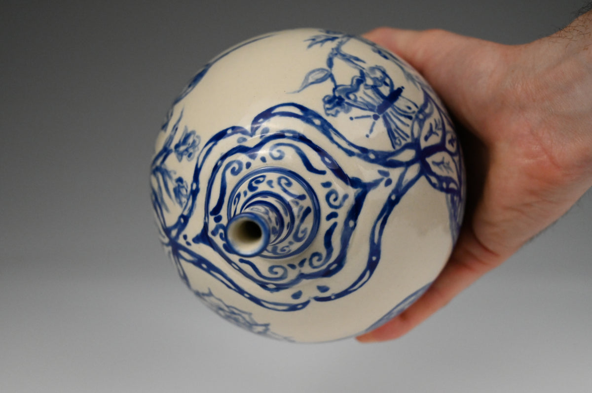 Special Edition Hummingbird Vase - Painted Cobalt Collection