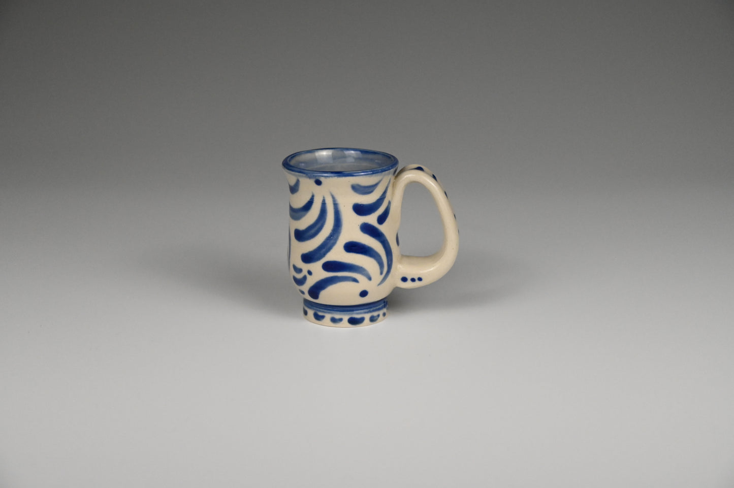 Tiny Cup / Shot Glass / Ornament - Painted Cobalt Collection