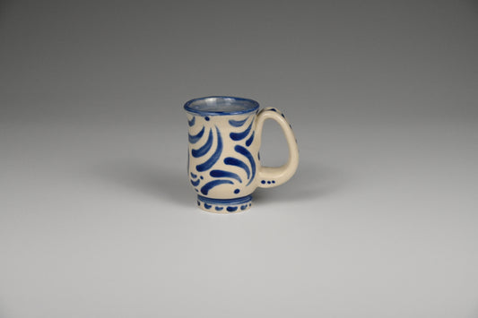 Tiny Cup / Shot Glass / Ornament - Painted Cobalt Collection