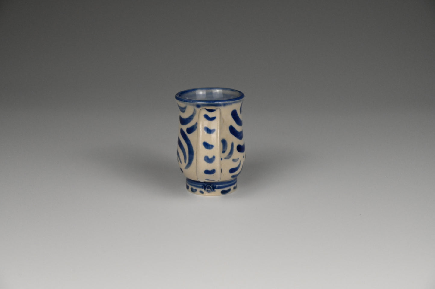 Tiny Cup / Shot Glass / Ornament - Painted Cobalt Collection
