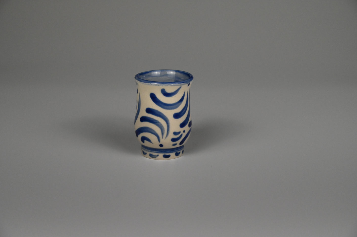 Tiny Cup / Shot Glass / Ornament - Painted Cobalt Collection