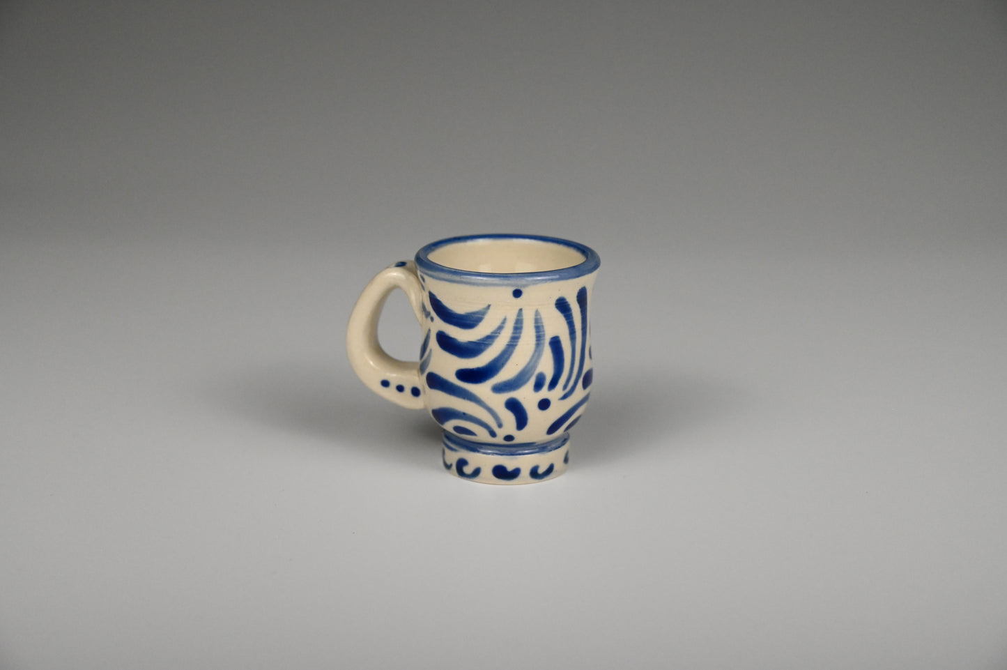 Tiny Cup / Shot Glass / Ornament - Painted Cobalt Collection