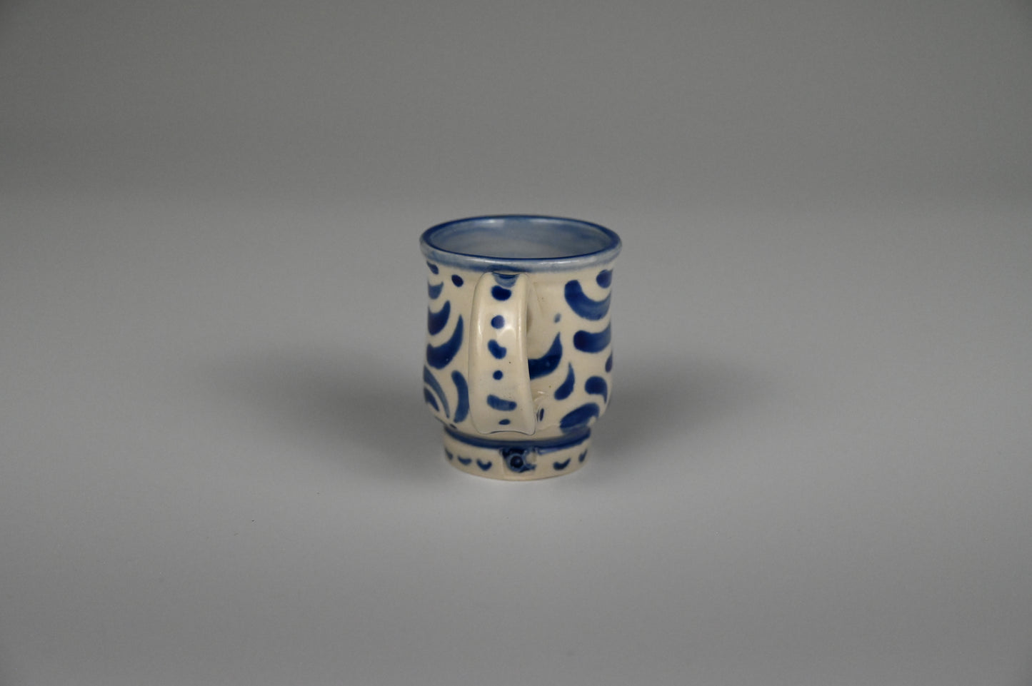 Tiny Cup / Shot Glass / Ornament - Painted Cobalt Collection