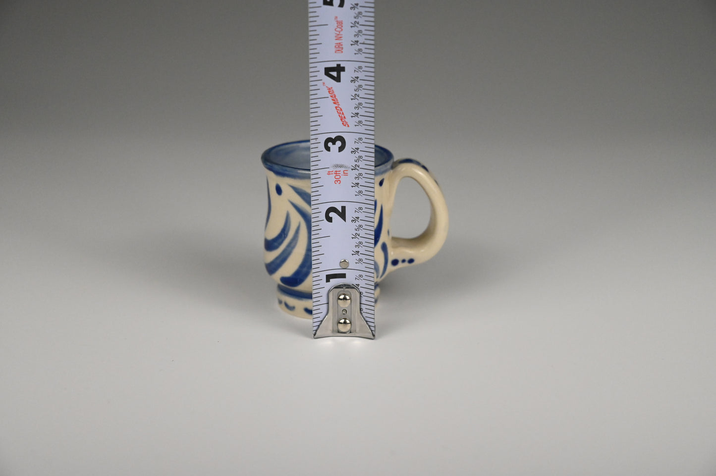 Tiny Cup / Shot Glass / Ornament - Painted Cobalt Collection